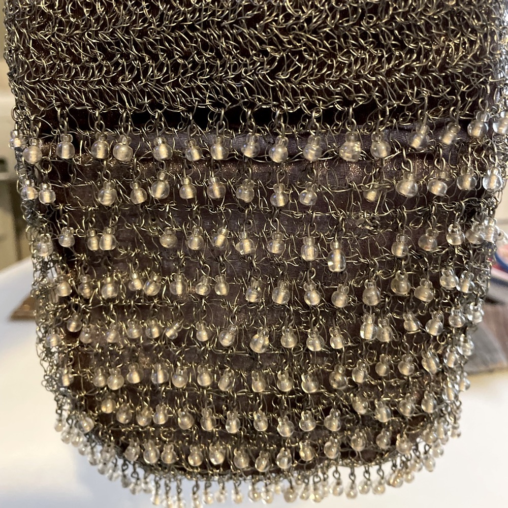 Lisa Toland Metal Crochet evening bag